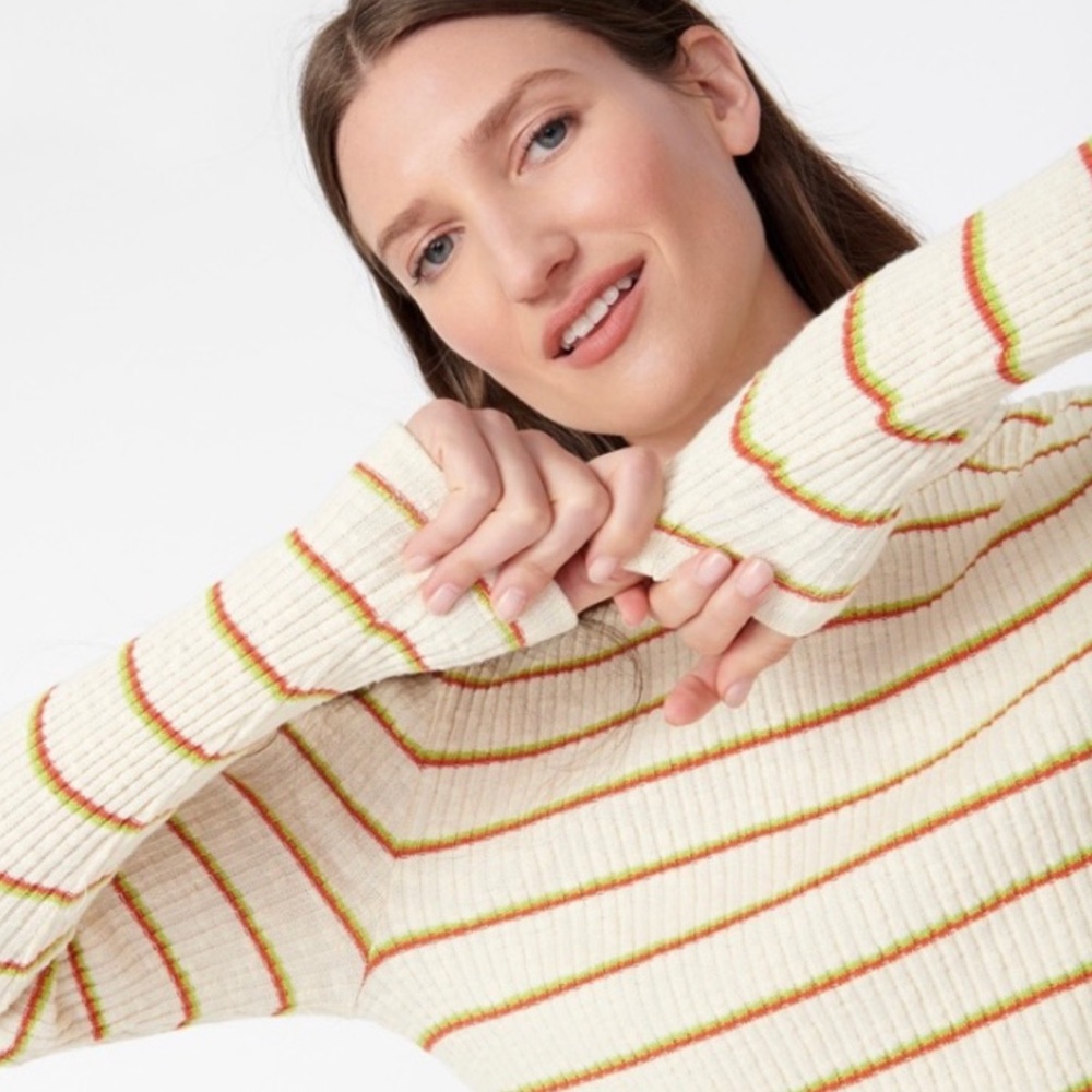 J. Crew Slim Perfect Ribbed Long-sleeve Thermal T-shirt S